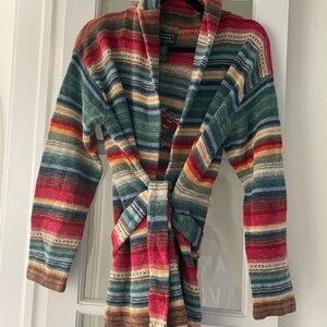 Ralph Lauren Size M Aztec wrap sweater
